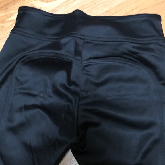 DVF Black Satin Finish Leggings - Picture 2 of 3